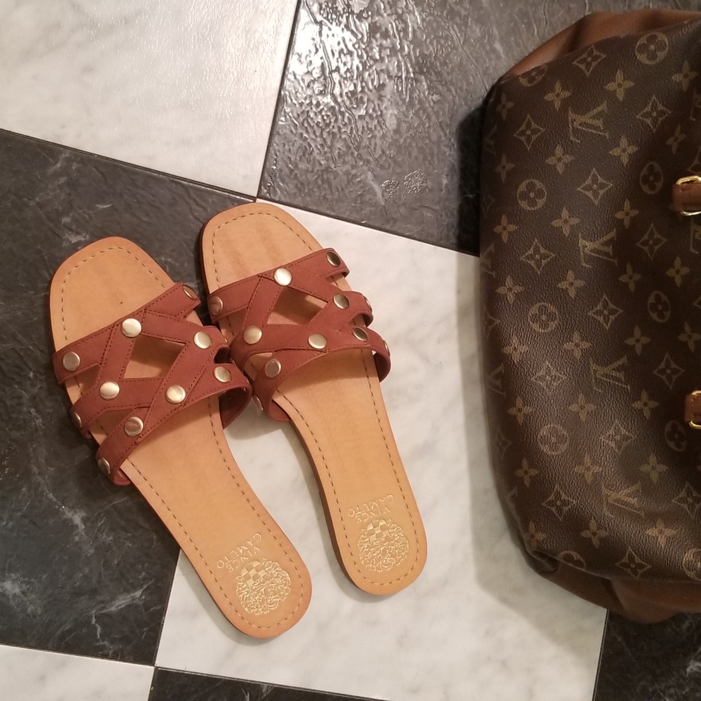 Vince Camuto Studded Sandals. Size 10